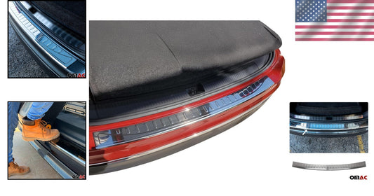 Premium Chrome Rear Bumper Protector for VW Tiguan 2018-2024 - Easy Installation