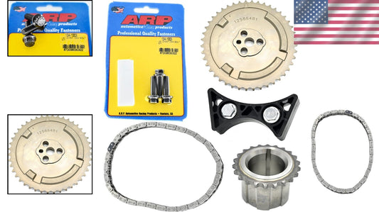 Durable LS Engine Timing Chain Set with Crank Gear & ARP Bolts for Precision Fit