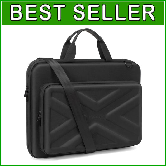 17.3 Inch Waterproof Laptop Bag with Adjustable Strap - Unisex Hardcase Solution