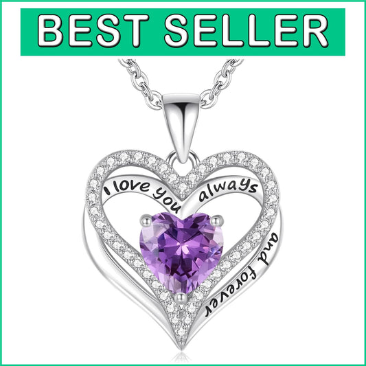 Customizable Birthstone Necklace in S925 Silver - Distinctive Gifts for Women