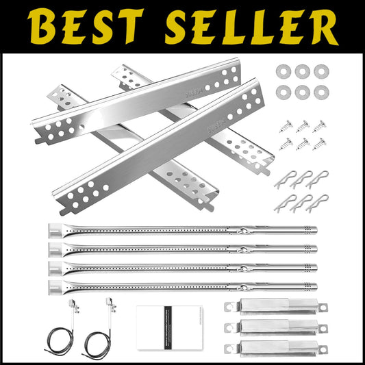 Complete Stainless Steel Grill Parts Kit for Charbroil Advantage 4 Burner