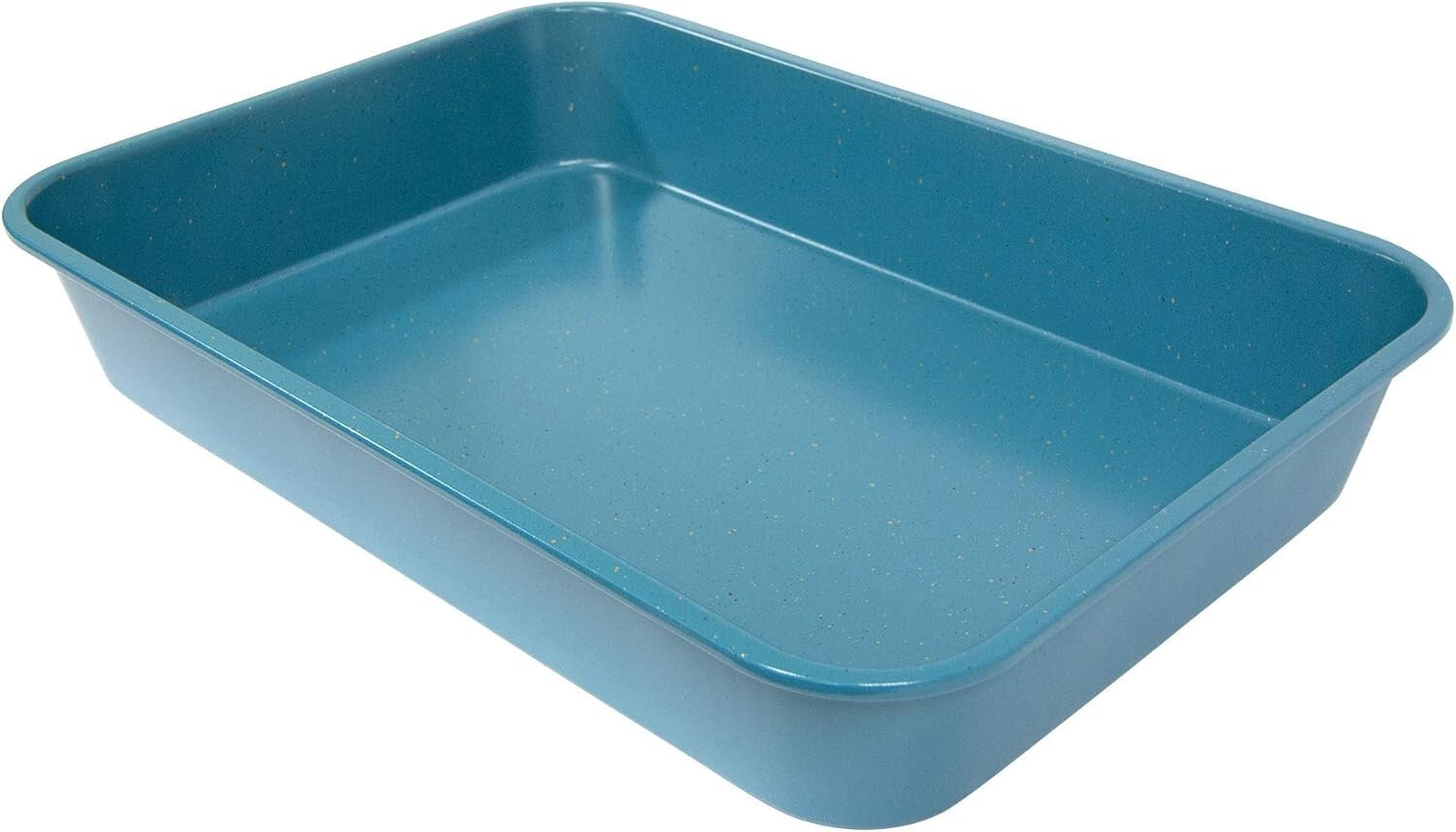Extra Large 18x12 Blue Granite Ceramic Non-Stick Lasagna/Roaster Pan