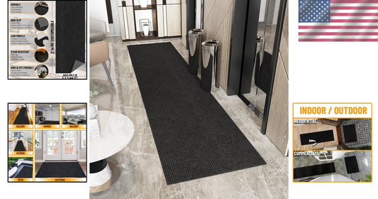 Multi-Purpose 3'11" x 18' Runner Rug – Perfect for Kitchen, Garage, and Entryway