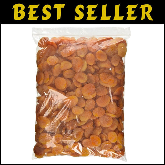 5 Lb Bulk Bag of Dried Turkish Apricots - Perfect for Cooking and Snacking