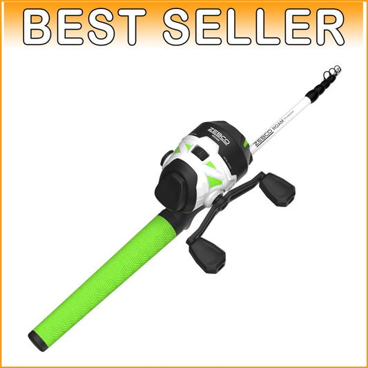 Durable 6' Telescopic Fishing Rod with Spincast Reel - Ultimate Portable Gear