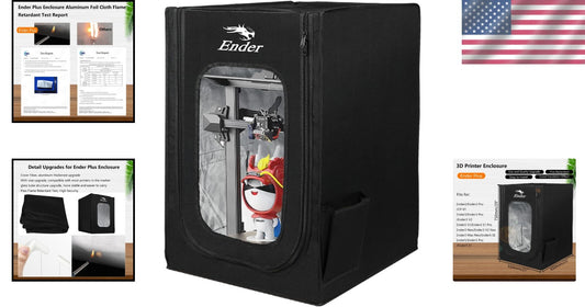 Portable Constant Temperature Enclosure for 3D Printing - Fireproof & Easy Setup