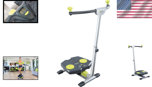 Revolutionary Green/Silver Twist & Shape Abs Trainer for Effective Core Workouts