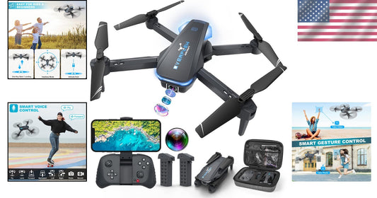 Portable Foldable Quadcopter Drone with 1080P Camera - Ideal for Fun Adventures