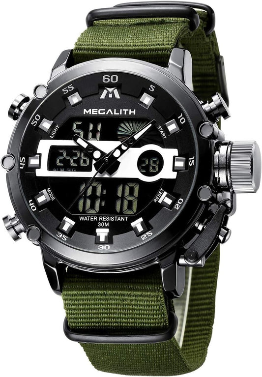 Waterproof Military Sport Watch for Men - Tactical Digital & Heavy-Duty Design
