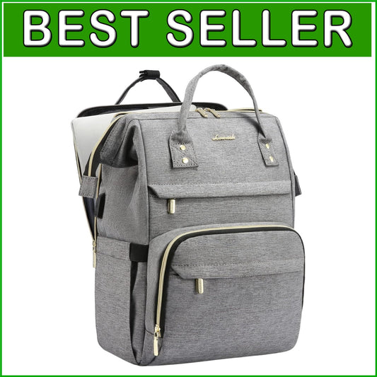 Elegant Water-Resistant Travel Backpack for Women - Laptop Compartment & Charger