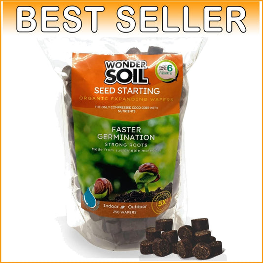 250 Count Organic Coco Coir Seed Pellets - Ideal for Home & Professional Growers