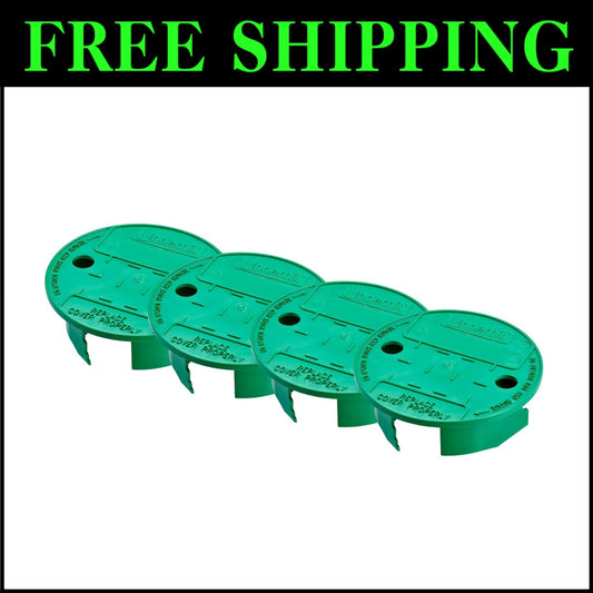 Professional Quality 4 Pack of Green Universal Sprinkler Valve Covers