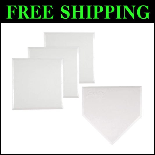 MLB Throw Down Rubber Bases Set - Portable Practice for Baseball & Softball