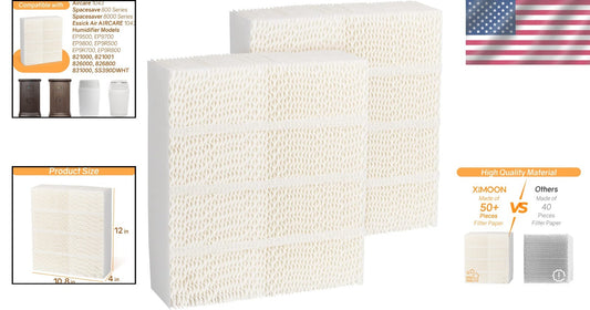 Comprehensive 1043 AIRCARE Humidifier Wick Filter Set - Fits Multiple Models