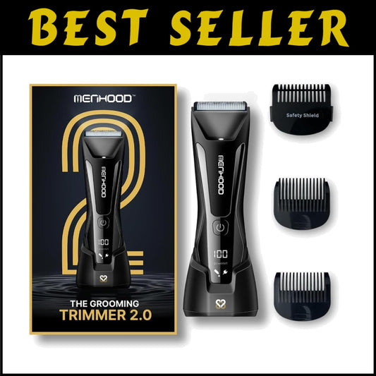 Grooming Trimmer 2.0: Waterproof Body & Groin Trimmer for Effortless Grooming