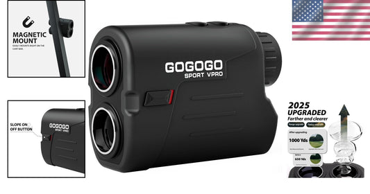Laser Rangefinder with 6X Magnification & Slope Function for Outdoor Sports
