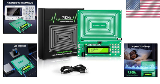 Digital Schumann Resonance Generator with Adjustable Frequencies for Wellness