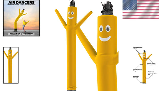 Attention-Grabbing Air Dancers 10-Ft Inflatable Tube Man - No Blower Required