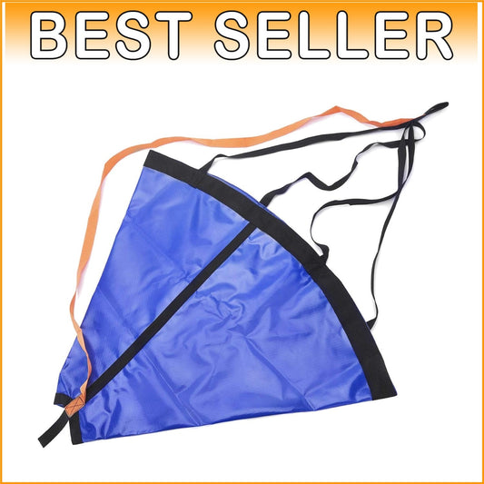 Durable 50in Drift Sock for Fishing - Blue PVC Drogue for Boat & Kayak Stability