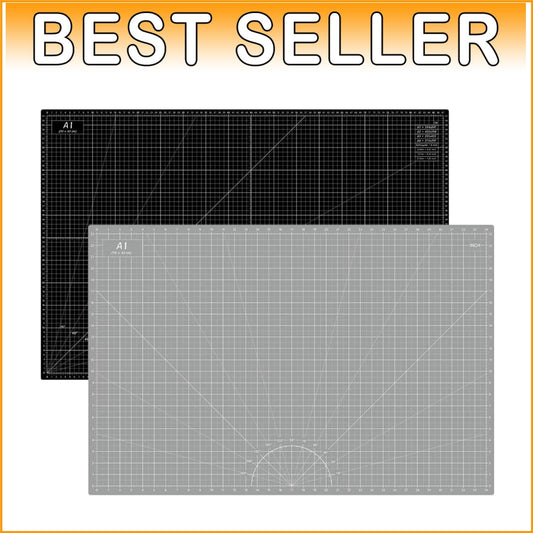 Double-Sided 5-Ply Cutting Board - 24 x 36 Inch Self-Healing Mat for Quilting