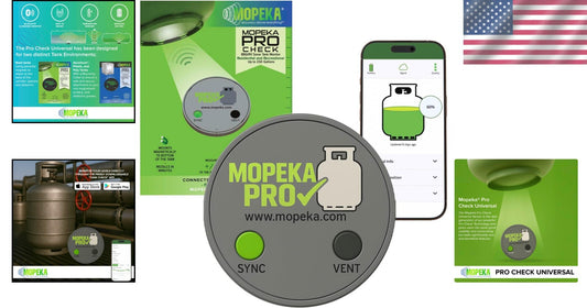 Advanced Ultrasonic Propane Tank Indicator with App - Precise and Convenient