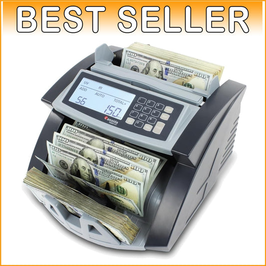 Business-Grade 5520 Money Counter - Large LCD, Multiple Modes & Fast Counting