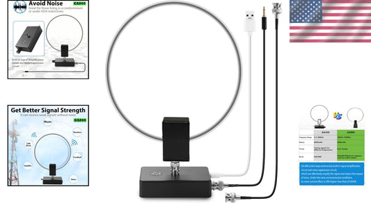 GA800 Active Shortwave Antenna - Premium Signal Quality & User-Friendly Design
