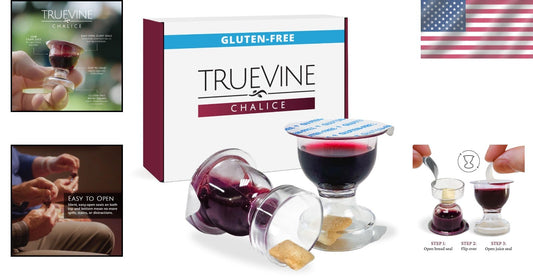 Seamless Communion Experience - TrueVine 100 Gluten-Free Cups with Wafers