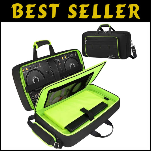 Elegant DJ Controller Case with 5 Pockets for Optimal Organization - 21.5"x11.8"