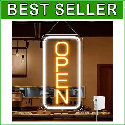 Attractive 16" x 9" LED Neon Open Sign with ON/OFF Switch for Stores