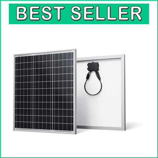 50 Watt Monocrystalline Solar Panel - Compact & Lightweight for Off-Grid Power