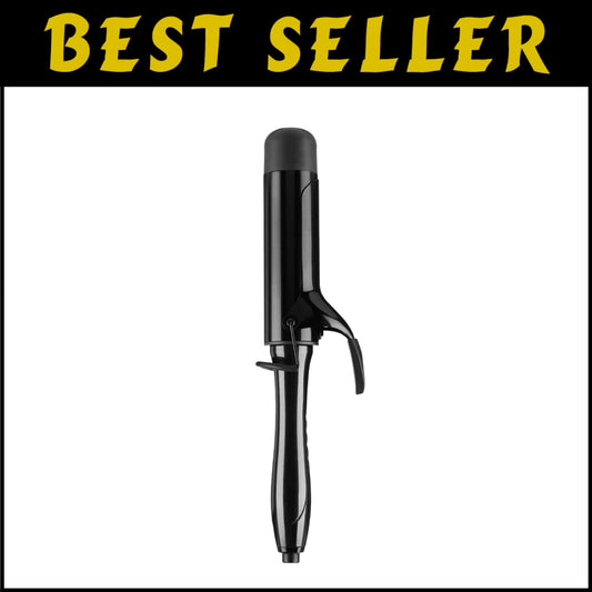 Quick-Heating 1.75" Ceramic Curling Iron for All Hair Types - Voluminous Waves