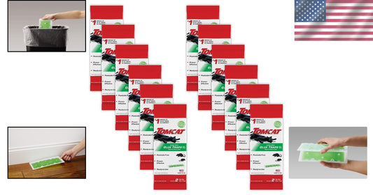 Effective Non-Toxic Glue Traps for Rats - 12 Packs with Enhanced Stickiness