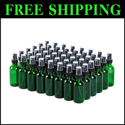 Elegant 2oz Amber Glass Mist Sprayers – Perfect for Travel & Daily Disinfection