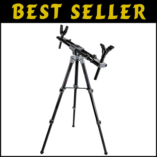 Durable Non-Marring Bipod Rest for Rifles & Crossbows - Lightweight & Stable