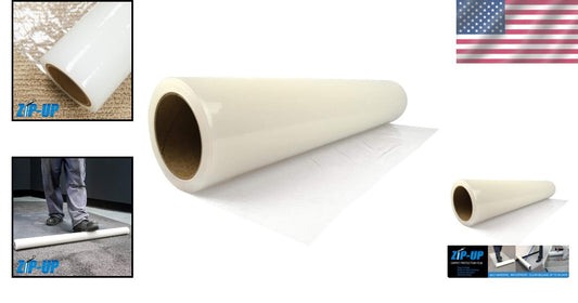 Lightweight 36" x 200' Temporary Carpet Film - Ideal for Moving & Painting