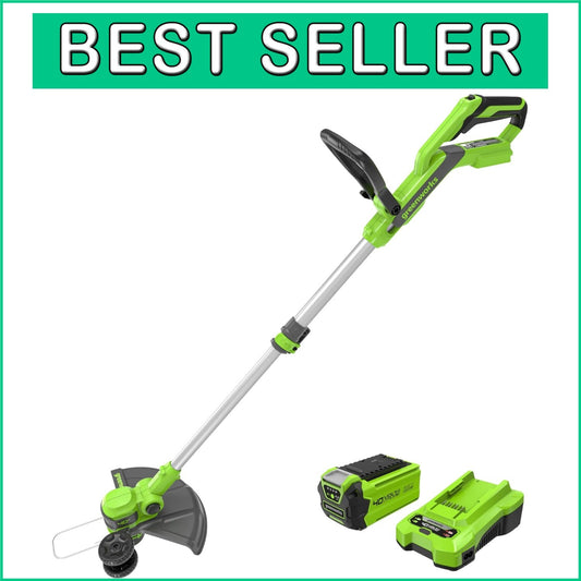 Eco-Friendly 40V 13-Inch Cordless Trimmer with Auto-Feed & Adjustable Height