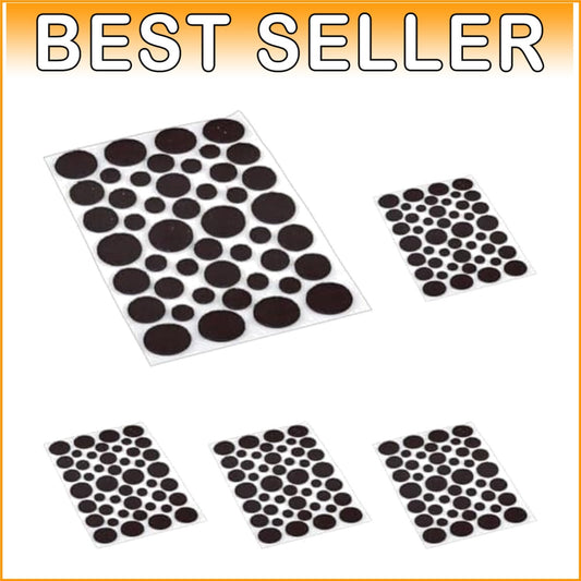 46-Pack Self-Adhesive Round Felt Pads for Scratch Resistance on All Surfaces