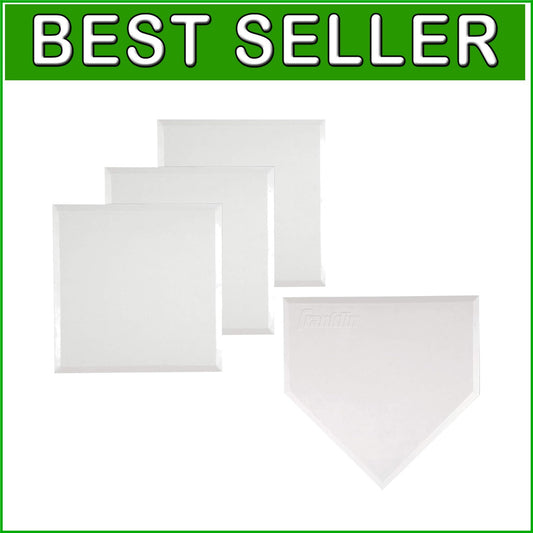 Lightweight Throw-Down Rubber Bases for Baseball, Softball, Kickball Training