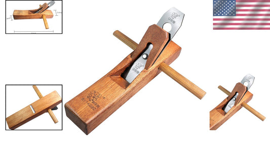 Professional Red Hand Planer - 11" Steel Cutter Ideal for DIY Wood Projects