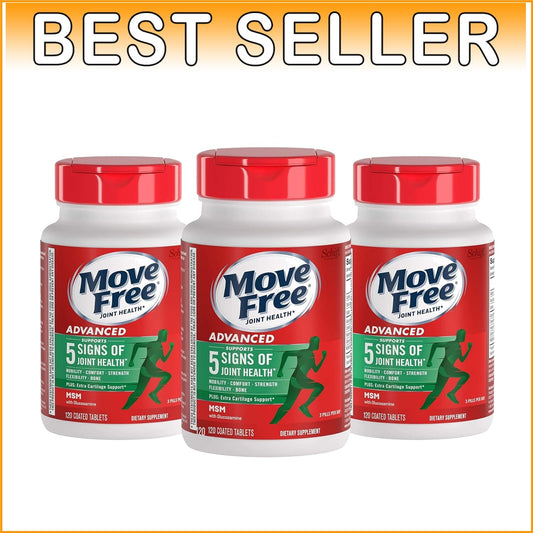 Advanced Glucosamine Chondroitin MSM Tablets - 120 Day Supply for Joint Comfort
