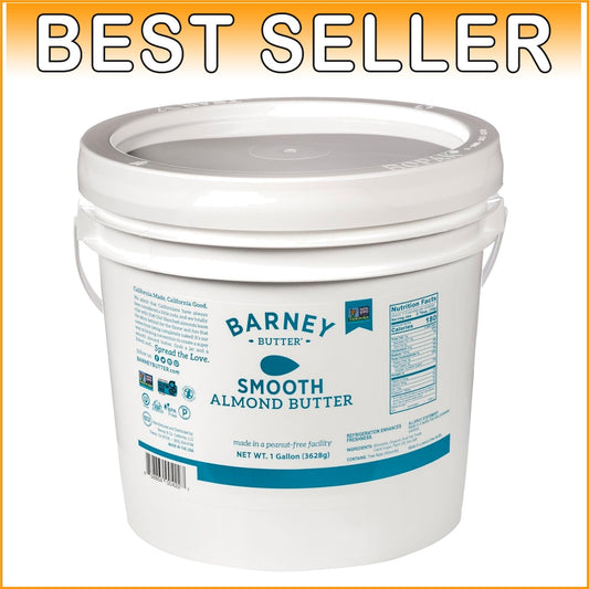 1 Gallon Skin-Free Almond Butter - Deliciously Smooth, Keto & Paleo-Friendly