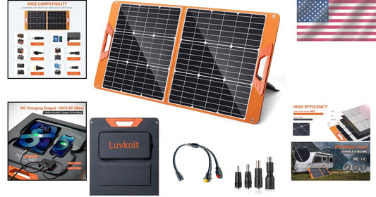 Flexible 100W Solar Power Panel for Eco-Friendly Adventures Anytime, Anywhere
