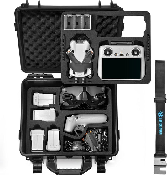 Waterproof Protective Hard Case for DJI Mini 4/3 & Accessories - Travel Friendly