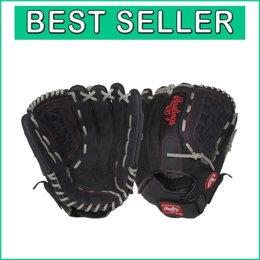 Durable Renegade 14" Softball/Outfield Glove - Leather with Cushioned Padding
