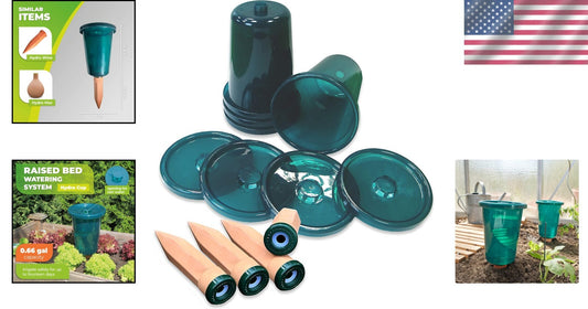 Eco-Friendly HYDRO CUP Planter Set - Water-Conserving 0.66 Gal System - 4 Pcs