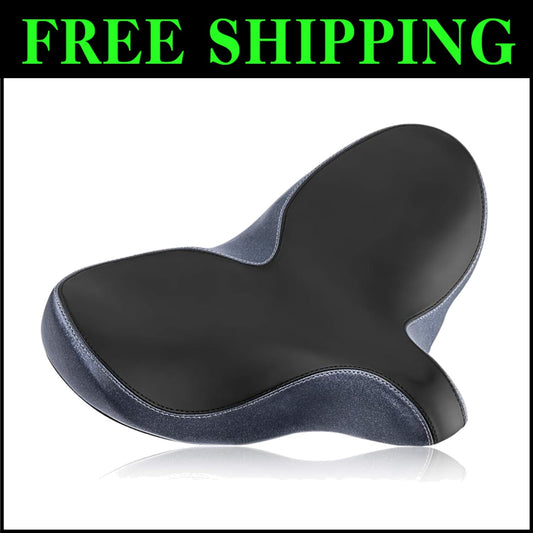 Ergonomic Bike Saddle with Dual Spring Shock Absorption - Ultimate Comfort Seat