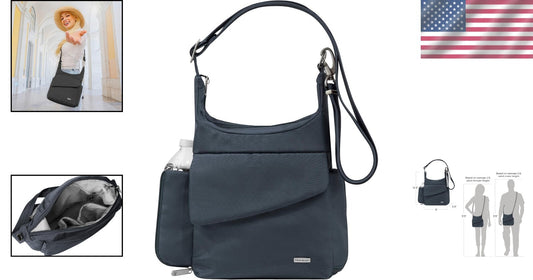 Stylish Anti-Theft Classic Messenger Bag - Secure & Organized Travel Companions