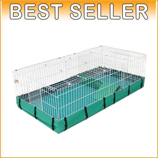 Spacious 8 Sq Ft Guinea Pig Cage with Removable Top - Indoor/Outdoor Use