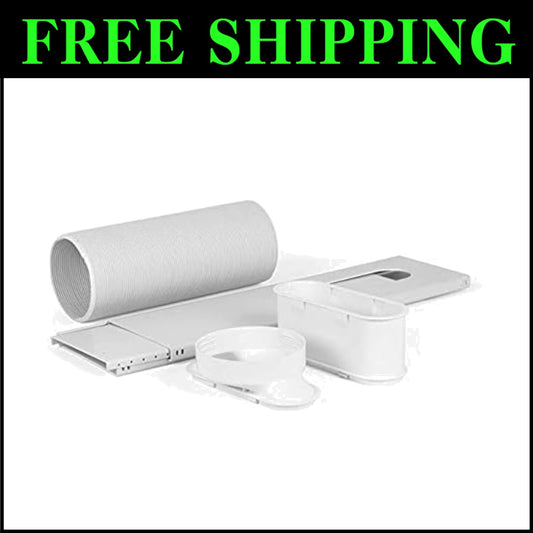 Effortless Setup Universal Window Kit for Portable ACs with 6" Exhaust Hose